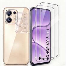 مناسب لهواتف Honor X9e Pro / X7e Plus / 600smart / X7e / X6e واقي شاشة هاتف من الزجاج المقسى عالي الدقة 9H شفاف مقاوم للسقوط واقي عدسة الكاميرا 3D شفاف فيلم واقي - شفاف - مشاهدة 7