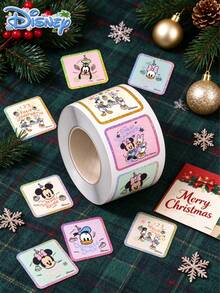 200pcs Disney Mickey Mouse Stickers, Cute Cartoon Paper Sticker Roll ...