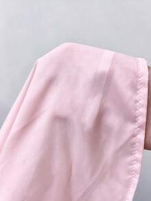 粉色百褶裙，休閒優雅度假海灘復古Y2K風格夏季，女款 - 粉色 - 查看 6