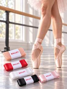 Ballet Shoe Ribbons & Elastic Bands, Stretchy Ballet Shoe Straps For Pointe Shoes, Adjustable Elastic Dance Shoe Accessories For Women & Girls - Multicolor - View 1