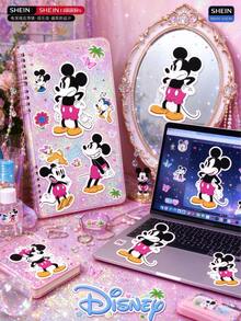 50 Buah Stiker Disney Mickey Mouse, Stiker Kartun Tahan Air PVC, Stiker Warna-warni Perekat Sendiri untuk Casing Ponsel, Laptop, Buku Catatan, Scrapbook, Perencana, Jurnal, Kerajinan DIY, Perlengkapan Kantor Sekolah, Dekorasi Pesta, Penyegelan Hadiah - MultiWarna - View 5
