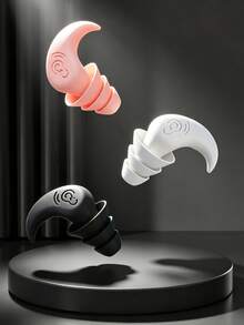 2pcs Earplugs (With Earplug Storage Case) For Noise Reduction, For Work, Travel, Concerts, Swimming, Sleep, Washable Earplugs, Home Supplies, Gift Choice. - Multi-color Combination - View 1