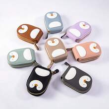 New In-Stock Penguin Card Holder Wallet For Women, Compact Cute Mini Multi-Slot Coin Purse ID Card Holder - Multicolor - View 11