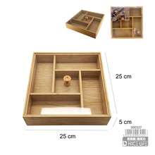 Divided Storage Organiser With Clear Acrylic Lid And Knob, Three Styles Available For Jewellery, Hair Accessories And Dressing Tables - View 9