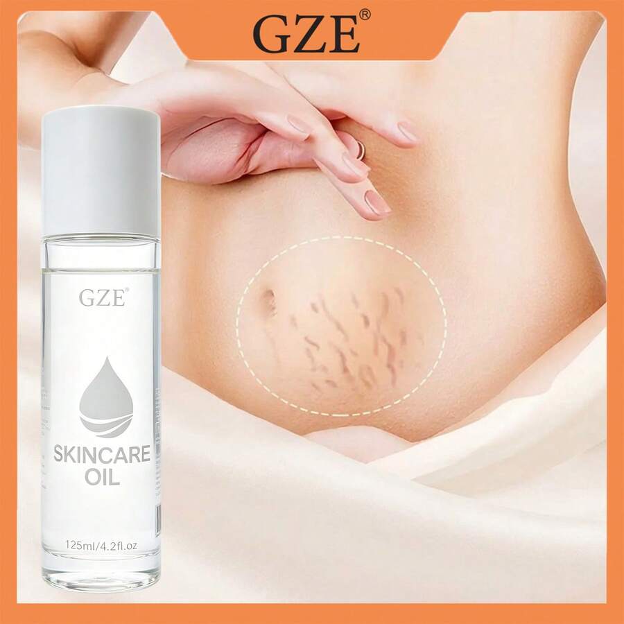 GZE-Oil Vitamin E Skincare Essence Oil, Firming & Lifting, Body Massage Oil, Face & Body Moisturizing Oil, Suitable For All Skin Types - Yellow - View 1