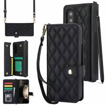 Wallet Style Phone Case For I PhoneDUO Sams UngGalaxy Z Fold 8 Ultra 7 6 5 4 3 With Pen Slot, Credit Card Holder, Flip Magnetic Buckle, Anti Drop Shockproof Kickstand Function Protective Cover - Black - View 13