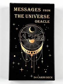 Cosmic Message Oracle Cards; 54 Cards; Spiritual Healing Gift; Emotional Guidance; Friend Gathering; Party Gift. - Multicolor - View 7