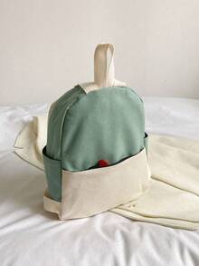 Children's Backpack Fashion Cute Little Dinosaur Cartoon Girls Small Backpack School Bag Outdoor Play Small Backpack Academy Style Backpack Travel Snack Small Backpack Canvas Backpack - Multicolor - View 2