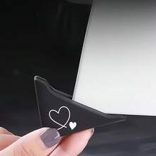 4-Piece Heart-Themed Door Bumper Strips, With Built-In Adhesive On The Back For Right-Angle Scratch Protection. Scratch-Resistant And Collision-Proof, Easy To Install, Suitable For Sedans, Trucks, And SUVs - 02 - View 5