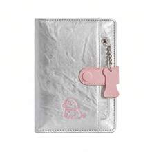 Women's Fashion Card Holder ID Wallet Passport Holder, Cute Puppy Pattern Travel Document Wallet With Detachable Bone Charm, Card Slot, Pen Holder, SIM Card & Memory Card Slot, Compact Portable Storage Pouch For Vacation And Holiday Travel - Multicolor - View 10