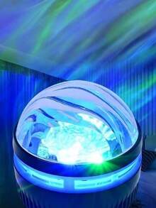 1PC USB Powered Remote Control Portable Lighting Projector Romantic Premium Mood Night Light Bedroom Gaming Room Decor Creative Ornament Computer Desktop Dynamic Projection Spotlight Aurora Atmosphere Light Multi-Color Lighting - Multicolor - View 1