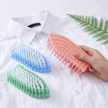 1pc Portable Crank Handle Laundry Brush, Soft Bristles, Suitable For Cleaning Clothes, Underwear, Sports Shoes And Other Items, Also For Daily Household Cleaning, Multi-Functional Stain Removal Tool - Multi-color - View 1