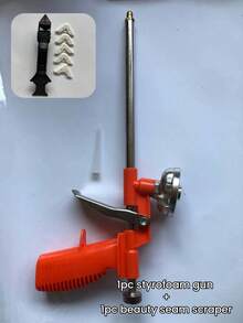 1pc Professional Foam Spray Gun, Adjustable Nozzle, Easy To Clean, Easy Foam Dispensing, Precision Sealant Applicator For Efficient Home Renovation, Suitable For Air Conditioner, Doors And Windows, Home And Office Use - A - View 13