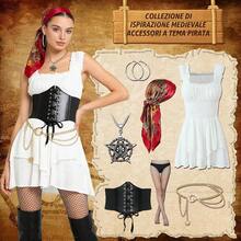 Costume de pirate pour femme, costume de pirate pour carnaval avec ...