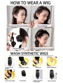 16 Inch Women's Synthetic Ponytail (With Multi-Functional Elastic Hairband; Suitable For Various Occasions) - Multicolor - View 7
