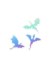 1pc [YourBrand] Mini Dragon Halloween Pattern Vinyl Car Rearview Mirror Sticker, Waterproof Self-Adhesive Decal, Decorative Stickers For Auto, Laptop, Glass, Universal Multi-Surface DIY Decor - Multicolor - View 11