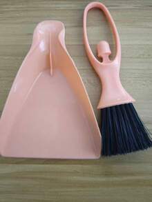 1 Set Mini Desktop Broom And Dustpan (Includes 1 Brush And 1 Dustpan): Suitable For Home, Kitchen, Bathroom, Bedroom, Office, Dining Area And Other Daily Use. Perfect Christmas Or Halloween Gift. - Multi-color - View 12