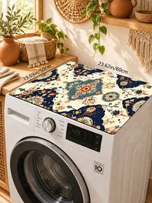 1 miếng thảm thoát nước nhà bếp họa tiết hoa Ba Tư, in dây leo Mandala, thảm thấm hút hình chữ nhật phong cách Bohemian, thảm ráo bát, thảm máy pha cà phê, thảm lót ly, thảm mặt bếp, phù hợp cho cạnh bồn rửa, góc cà phê và trang trí nhà cửa - Nhiều màu - Xem 11