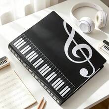 1 buah Map Lembar Not Musik Piano, 40 Kantong, Menampung 80 Halaman di Kedua Sisi, Buku Not Musik Tahan Air dan Anti Silau, Cocok untuk Pemula, Profesional, dan Pecinta Musik, Binder Penyimpanan Not Musik yang Dapat Diedit, Bahan Cangkang Keras Tebal, Tekstur Premium dan Tahan Gores, Halaman Dalam Transparan PP, Desain Kapasitas Besar yang Terlihat di Kedua Sisi, Ringan dan Portabel, Cocok untuk Latihan Harian, Kelas Musik, Pertunjukan, Kompetisi, Koleksi dan Penyimpanan Not Musik, Pertunjukan Instrumen, Pertunjukan Band, Hadiah Musik, Alat Tulis, Kembali ke Sekolah - MultiWarna - View 13