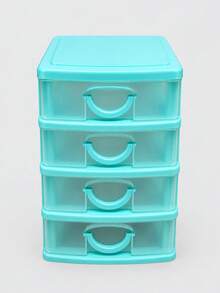 4-Layer Drawer Storage Box Space-Saving Multifunctional Jewelry Organizer Lightweight Makeup Storage Box For Women Suitable For Transparent Desk Home Items Room Home Dormitory Vanity Bathroom Bedroom Desk Decor Apartment Essentials Accessories - Multicolor - View 14