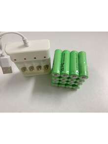 2000mAh AAA/AA Rechargeable Batteries With USB Charger, Short Circuit Protection, High Capacity, Accessories - Multicolor - View 8
