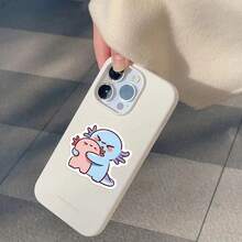 50 miếng nhãn dán graffiti hình động vật hoạt hình Axolotl hài hước, decal trang trí sáng tạo - Nhiều màu - Xem 5