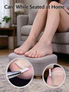 20-200pcs Embedded Long Toenail Strips, Transparent Toenail Correction Treatment Set, Fragrance-Free Toenail Care Pad Set, Professional Toenail Lining, Toenail And Foot Care Tools - Multi-color - View 2