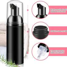 12/8/3/1pc 2oz/60ml Travel Size Foam Pump Bottle, Plastic Foaming Soap Dispenser Bottle, Empty Pump Bottle For Shampoo And Facial Cleanser - Multicolor - View 5
