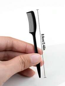 SEPROFE 50 Pcs Small Eyelash Comb And Eyebrow Comb, Eyelash & Brow Grooming Tool, Fine Even Teeth, Non Irritating For Eyes, Ideal For Mascara Combing And Eyebrow Makeup Tools - Black - View 7