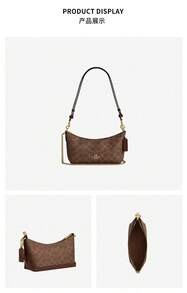 COACH Women's Shoulder Bag CAITLIN 24 Quilted Signature Fabric Bag CEK80 Versatile Handheld Shoulder Crossbody Bag - CEK80-iMXHE - View 9