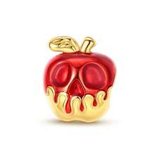 MULA 1pc Gold Skull Poison Apple Bead For Bracelet Necklace DIY Jewelry Making - Gold - View 1