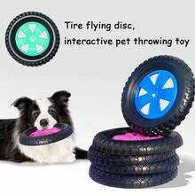 1pc Durable Tire-Shaped Pet Toy, Made Of Material, Suitable For Medium And Large Dogs To Play Alone, Relieves Boredom And Chewing, Teething Toy, Interactive Toy, Companion Toy, Ideal Gift And Training Toy For Dogs - Multicolor - View 2