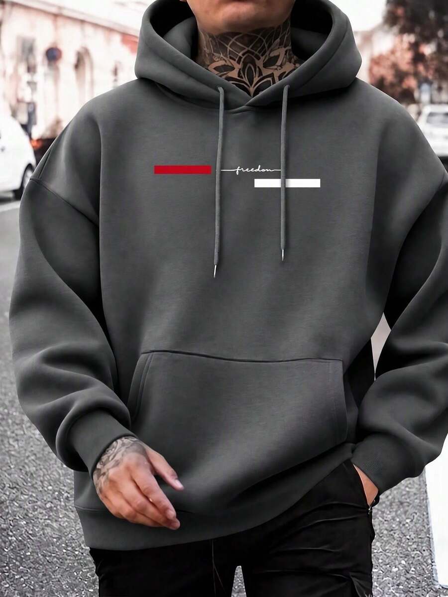 Men Hoodies - Dark Grey - View 1