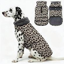 Medium To Large Dog Winter Coat, Waterproof Outer Layer, Wool Lining Warmth, Waterproof Zipper, Leash Hole, - Pet Clothing, Cold Weather Dog Snow Jacket, Windproof Winter Coat - Beige - View 18