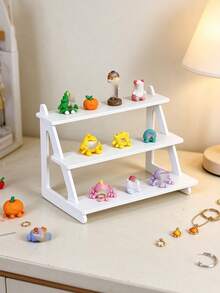 Tier Step Display Rack Available In Various Colors. A Tiered Desktop Display And Storage Shelf, Cosmetics,Suitable For Showcasing Small Decorations, Collectibles, And Figurines. An Ideal Gift For Birthdays And Christmas Seasons. - Multicolor - View 9