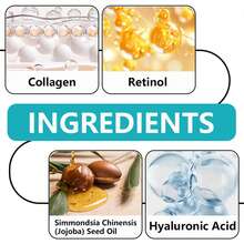 Krim Mata Kolagen - Formula Pengencang Instan, Diperkaya dengan Kolagen, Retinol, dan Asam Hialuronat, Memberikan Efek Pengencangan Langsung; Tekstur Halus, Warna Beige Muda, Hidrasi Mendalam, Cocok untuk Perawatan Mata Sehari-hari - Biru - View 7
