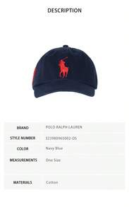 Gorra de béisbol unisex Polo Ralph Lauren con logotipo de poni bordado 323980965002-OS - Azul marino 323980965002-OS - Ver 10