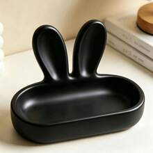 Cute Rabbit Ear Eyeglass Holder Tray, Matte Glasses Storage Dish, Decorative Desktop Organizer For Eyewear, Rings, Small Jewelry, Home Desk Vanity Decor, Gift For Women - Multicolor - View 10