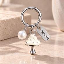 1pc/2pcs/3pcs Women's Alloy Oil-Drip Polka Dot Mushroom Pendant, Faux ...