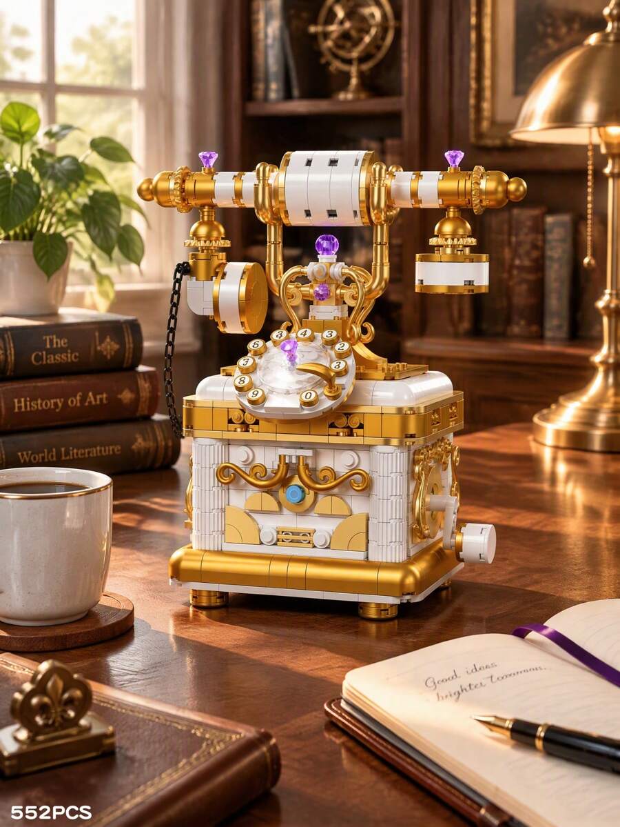500+ Miniature Building Model Display, Ideal Toy For Adults To Relieve Stress And Reduce Anxiety. A Set Of Interesting Adult Games, Creative Vintage Model Assembly Kit, Perfect Birthday Or Holiday Gift.