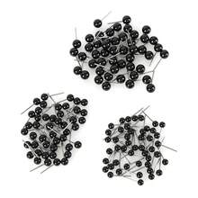 150pcs/Set Needle Black Bean Doll Eyes Diy Accessories In Multiple Sizes - Black - View 6
