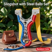 Quick-Press Flat Band Slingshot With Clamp Piece, Tie-Free Single Frame Slingshot With Wide Rubber Band, Adult Outdoor Recreational Precision Target Shooting Catapult - A - View 4
