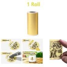 Color-Revealing Transparent Adhesive Stickers Clear Mini Printer Refill Paper For Christmas DIY Gifts, Halloween Journals, Photo Printing, Study Notes, Inventory Recording, Compatible Refill Tape Only - View 29