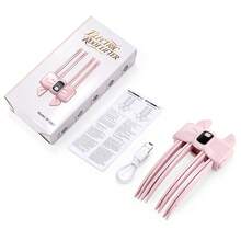 Hailicare 女性用髮根蓬鬆豐盈器，電動蓬鬆髮型造型工具，附LCD螢幕，2段溫度調節，快速加熱，1300mAh Type-C充電，4分鐘自動關機，便攜式髮根提升工具，適合日常旅行 - 粉色 - 查看 12