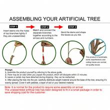 1pc 120-200cm Artificial Olive Tree Faux Plant Decoration, Indoor/Outdoor Universal, Home Office Garden Living Room Decor, Christmas Halloween - Multicolor - View 13