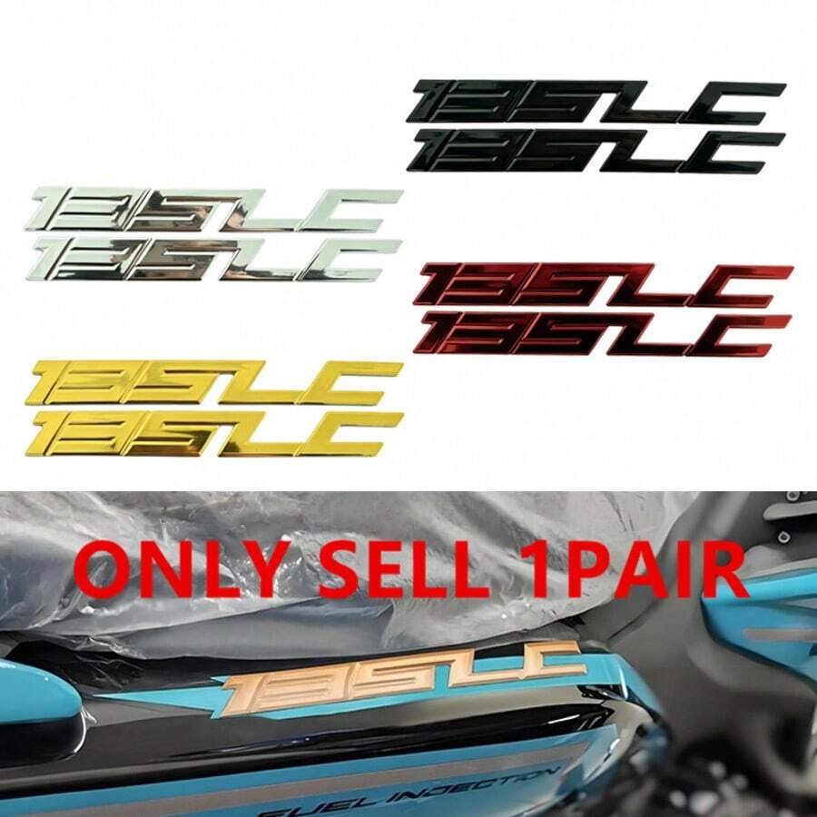 New 1Pair Motorcycle Soft Sticker Decels Logo For 135LC - A - View 1