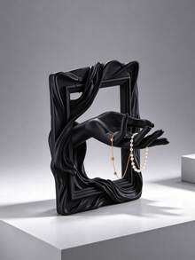1pc Hand In Frame Resin Sculpture, Jewelry Display, Tabletop Decor, Photo Frame Ornament, For Bedroom Living Room Dresser, Gothic Dark Style, 3D Printed Art Statue, Unique Gift For Home Decor Lovers - Multiple Styles - View 4