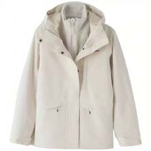 Columbia New Style Outdoor Fleece Lined 3-In-1 Softshell Jacket Coat - Ivory White - View 7
