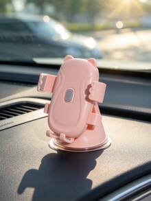Pink Car Phone Holder, Universal Phone Mount, Suitable For Car Dashboard, Windshield, Car Window, Car Phone Holder, Suitable For Thick Case Smartphones, Christmas Gift - Car Phone Mount - View 2