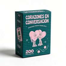 Trò chơi thẻ hội thoại cặp đôi Corazones En Conversación, 200 câu hỏi xây dựng mối quan hệ, trò chơi tiệc Giáng Sinh, quà tặng ngày lễ cho các cặp đôi, trò chơi bàn tương tác vui nhộn cho đêm hẹn hò và tụ họp - Nhiều màu - Xem 7
